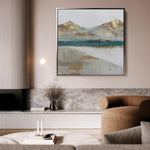 Abstract 1301 Canvas Art 60 x 60 cm / Stretched on hidden frame
