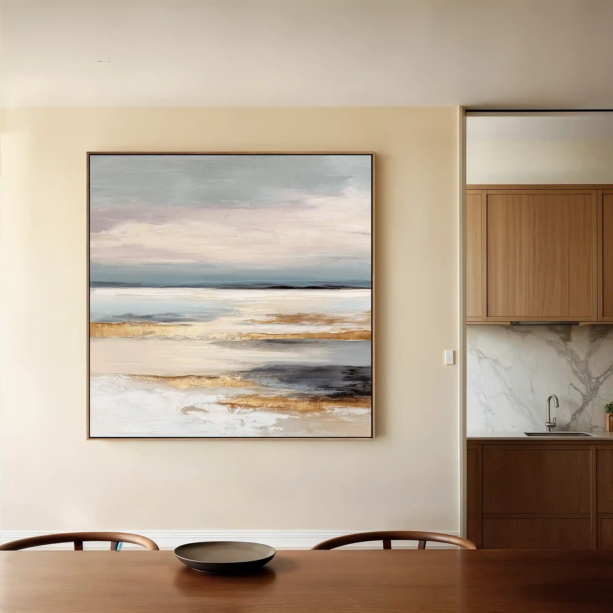 Abstract 1306 Canvas Art 60 x 60 cm / Stretched on hidden frame