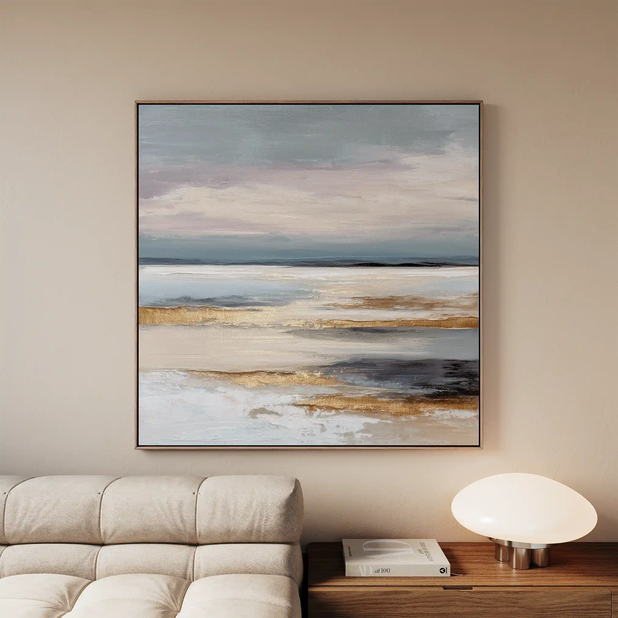 Abstract 1306 Canvas Art 60 x 60 cm / Stretched on hidden frame