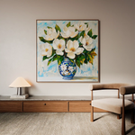 Floral Canvas Wall Art WAD1306-F 80 x 80 cm / Stretched on hidden frame