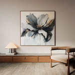 Floral Canvas Wall Art WAD1308-F 80 x 80 cm / Stretched on hidden frame