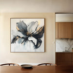 Floral Canvas Wall Art WAD1308-F 80 x 80 cm / Stretched on hidden frame