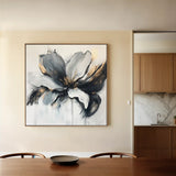 Floral Canvas Wall Art WAD1308-F 80 x 80 cm / Stretched on hidden frame