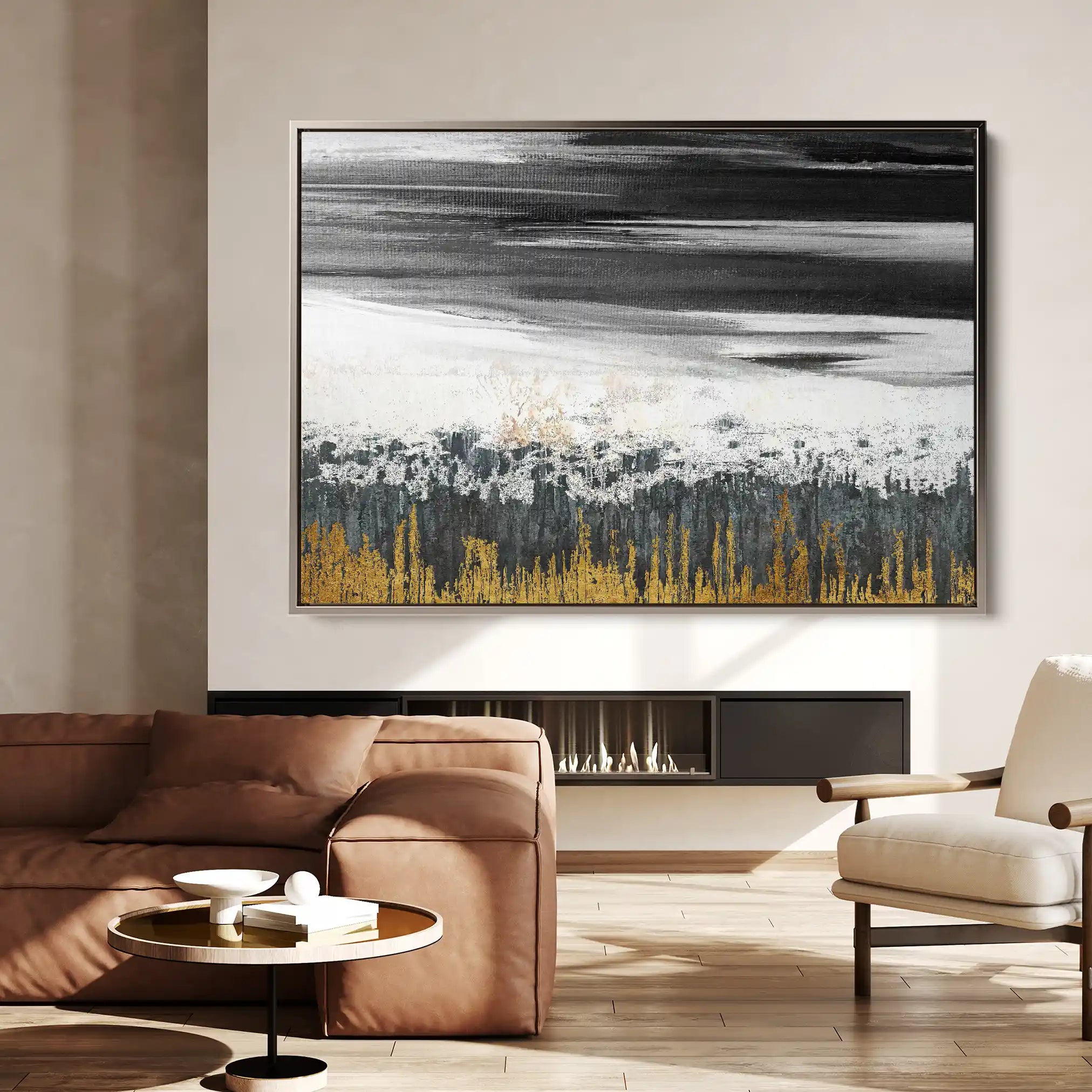 Abstract 131 Canvas Art 60 x 40 cm / Stretched on hidden frame