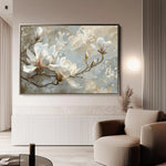 Floral Canvas Wall Art WAD131-F 90 x 60 cm / Stretched on hidden frame
