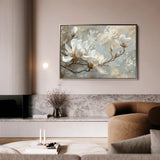 Floral Canvas Wall Art WAD131-F 90 x 60 cm / Stretched on hidden frame