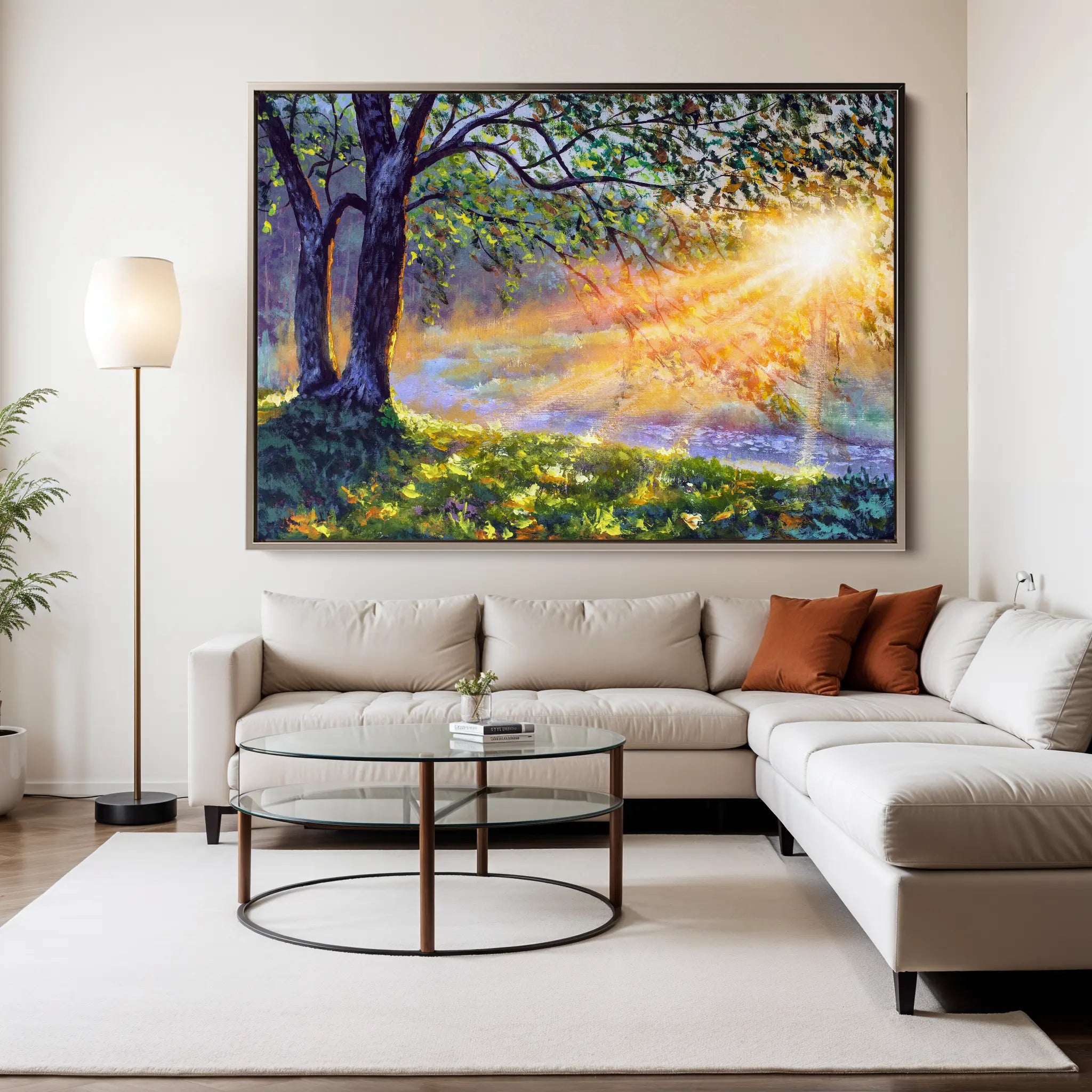 Landscape Canvas Wall Art WAD131-L 90 x 60 cm / Stretched on hidden frame