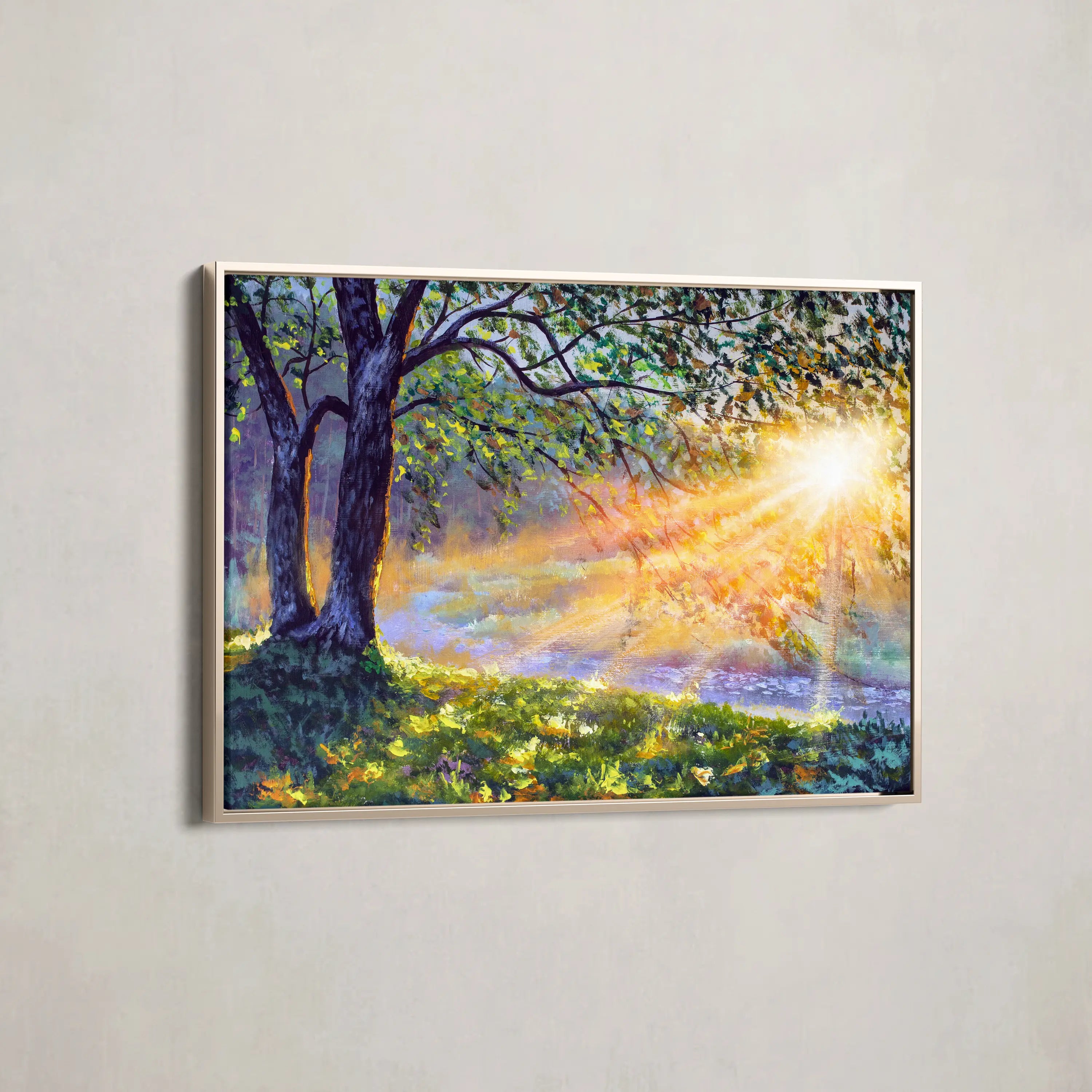 Landscape Canvas Wall Art WAD131-L 90 x 60 cm / Stretched on hidden frame