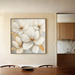 Floral Canvas Wall Art WAD1310-F 80 x 80 cm / Stretched on hidden frame