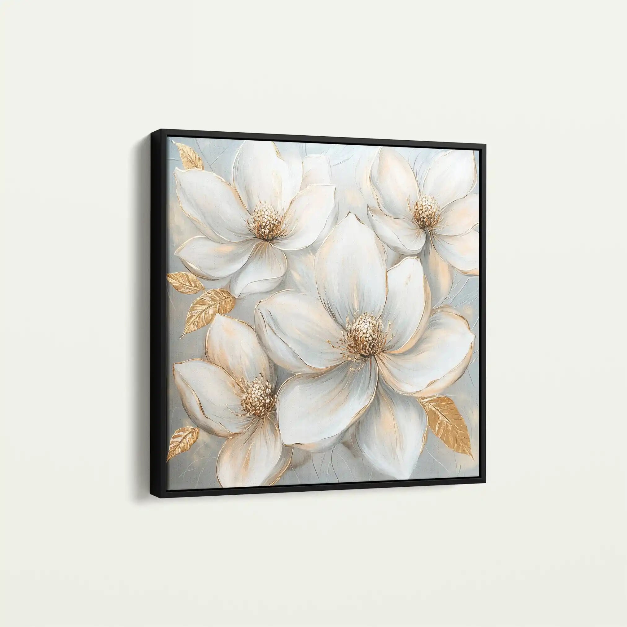 Floral Canvas Wall Art WAD1310-F 80 x 80 cm / Stretched on hidden frame