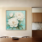 Floral Canvas Wall Art WAD1311-F 80 x 80 cm / Stretched on hidden frame