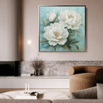 Floral Canvas Wall Art WAD1311-F 80 x 80 cm / Stretched on hidden frame