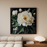 Floral Canvas Wall Art WAD1313-F 80 x 80 cm / Stretched on hidden frame