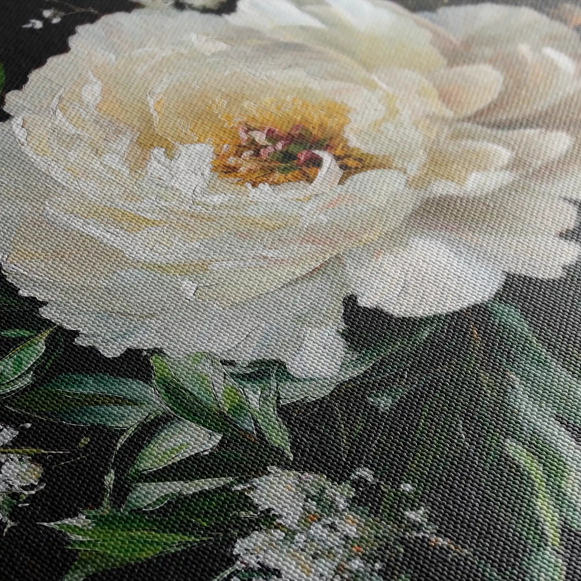 Floral Canvas Wall Art WAD1313-F 80 x 80 cm / Stretched on hidden frame