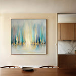Abstract 1318 Canvas Art 60 x 60 cm / Stretched on hidden frame