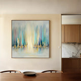 Abstract 1318 Canvas Art 60 x 60 cm / Stretched on hidden frame