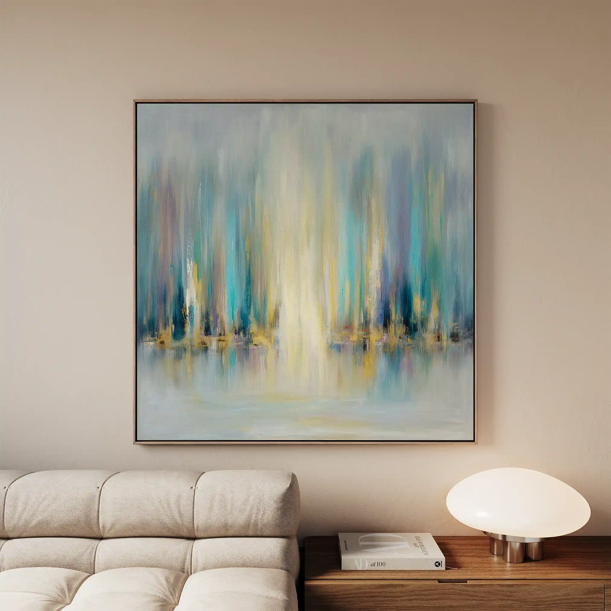 Abstract 1318 Canvas Art 60 x 60 cm / Stretched on hidden frame