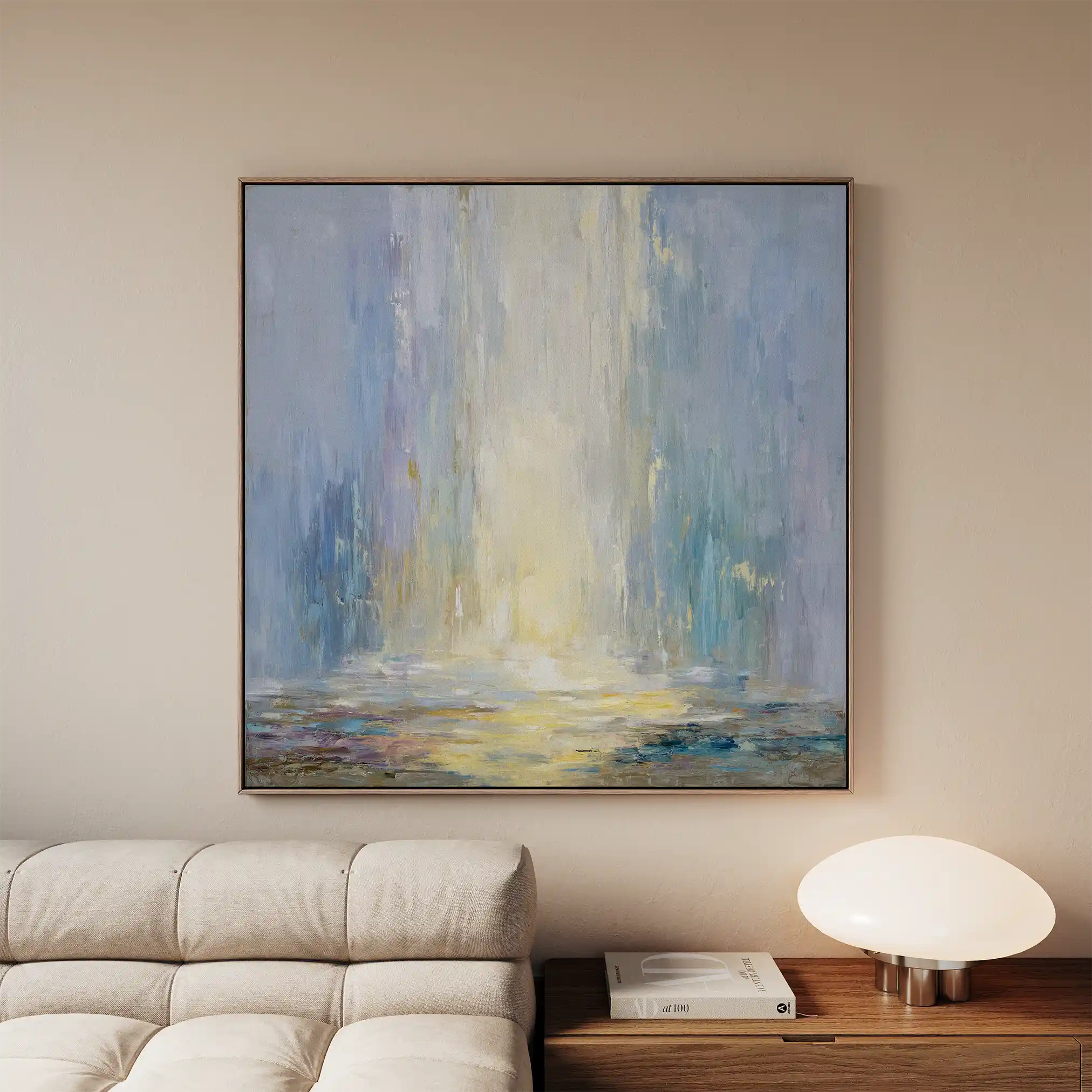Abstract 1319 Canvas Art 60 x 60 cm / Stretched on hidden frame