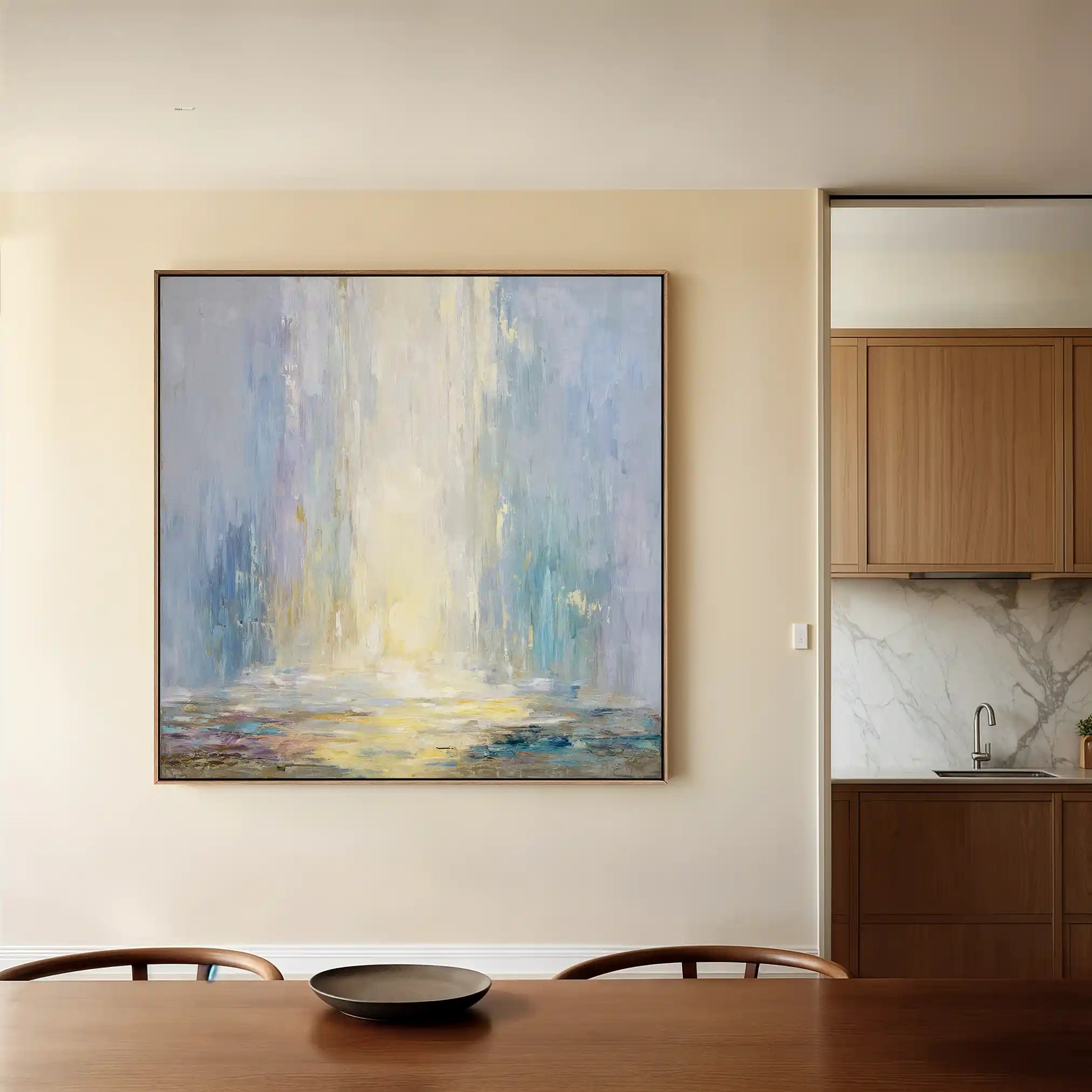 Abstract 1319 Canvas Art 60 x 60 cm / Stretched on hidden frame