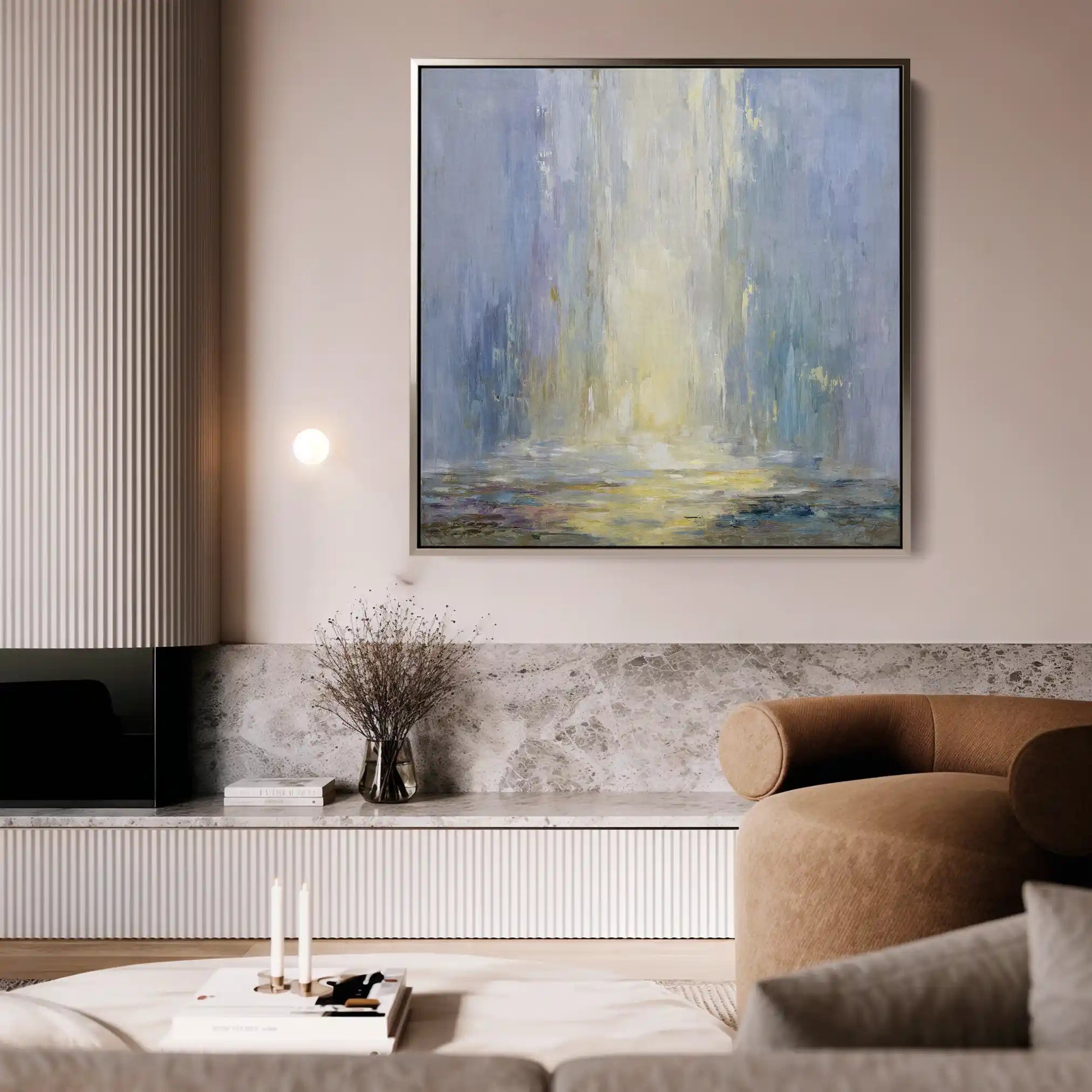Abstract 1319 Canvas Art 60 x 60 cm / Stretched on hidden frame