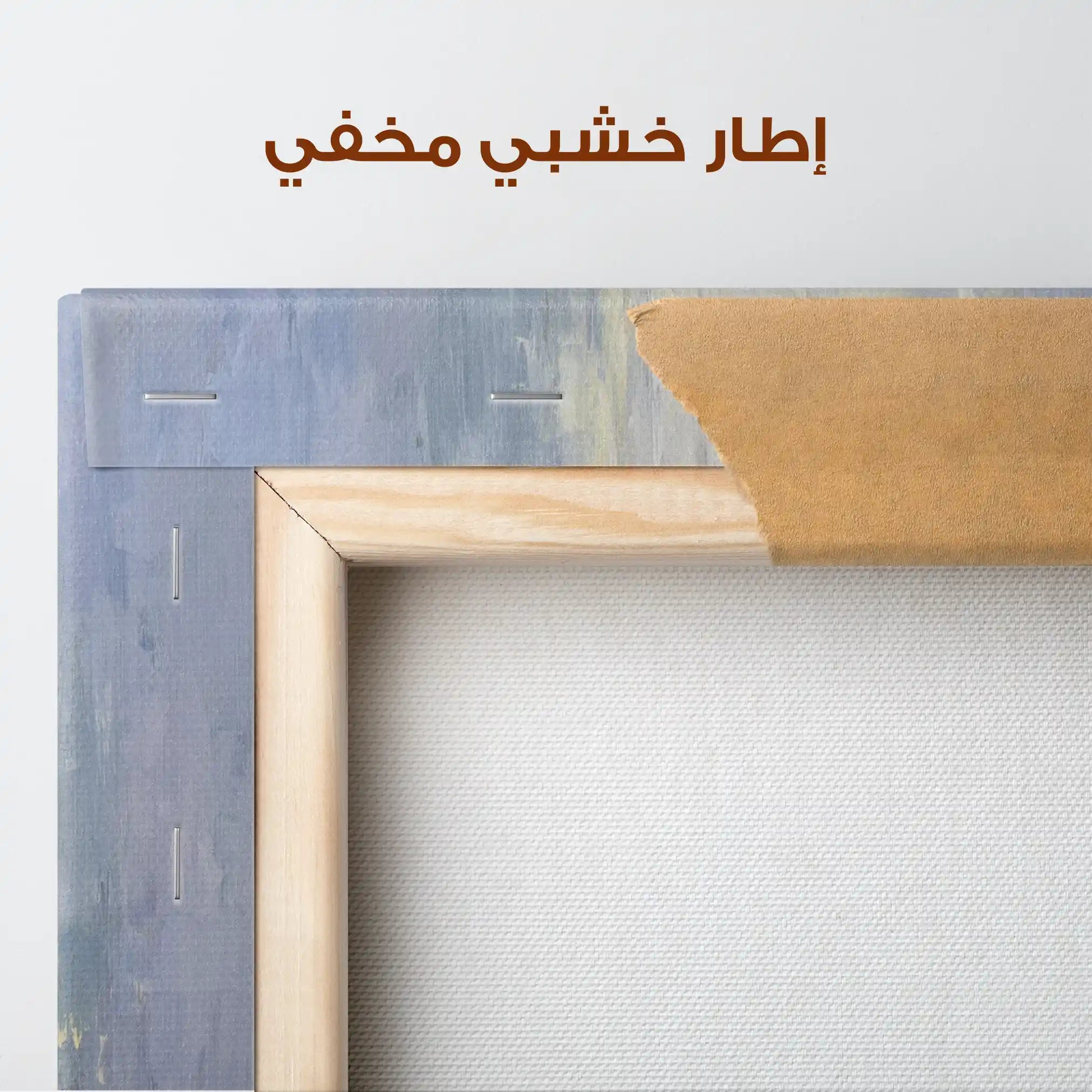 Abstract 1319 Canvas Art 60 x 60 cm / Stretched on hidden frame
