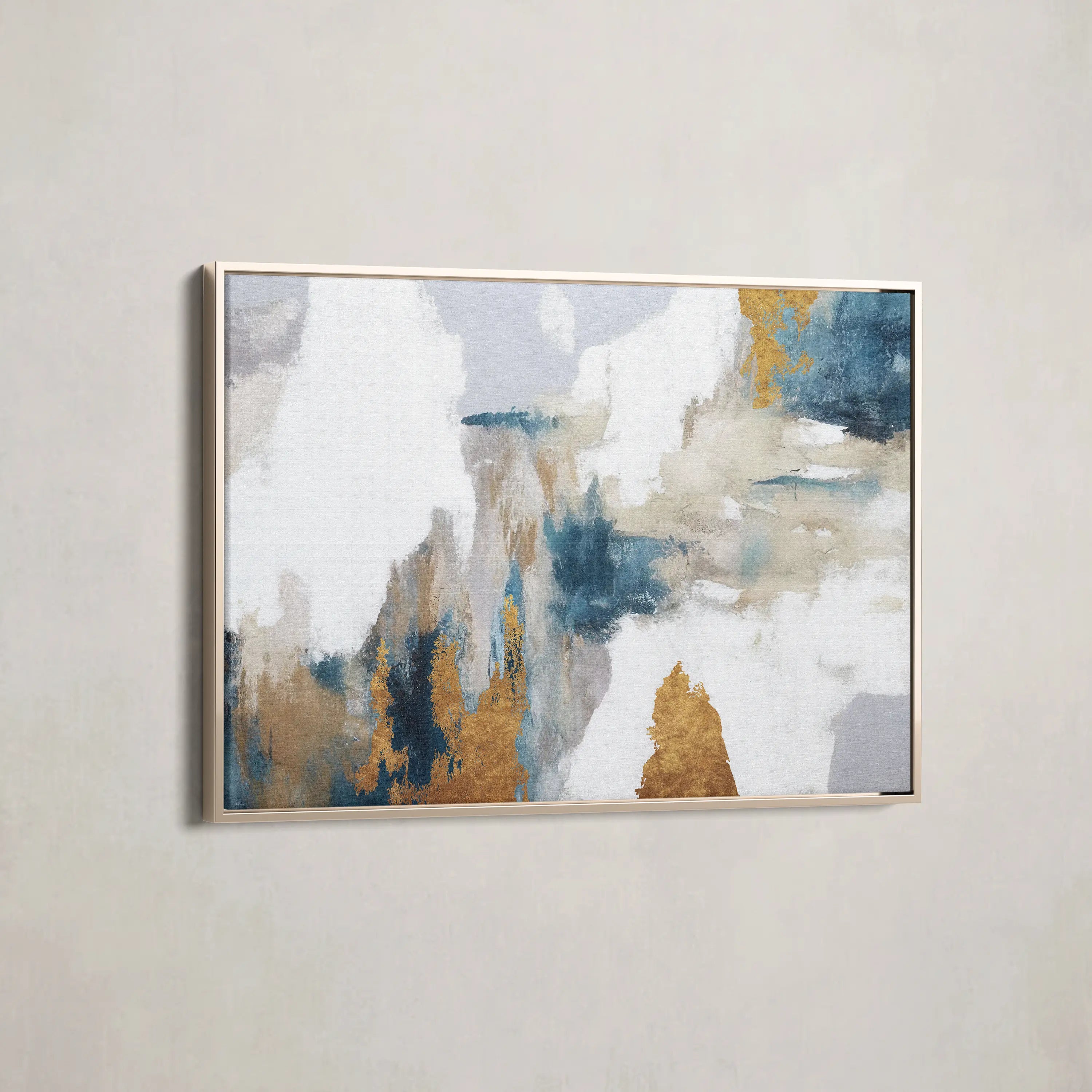 Abstract Canvas Wall Art WAD132-A 90 x 60 cm / Stretched on hidden frame