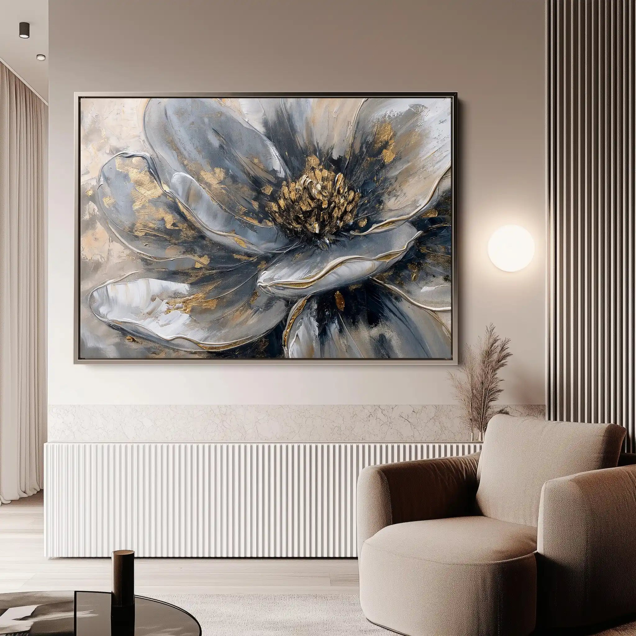 Floral Canvas Wall Art WAD132-F 90 x 60 cm / Stretched on hidden frame