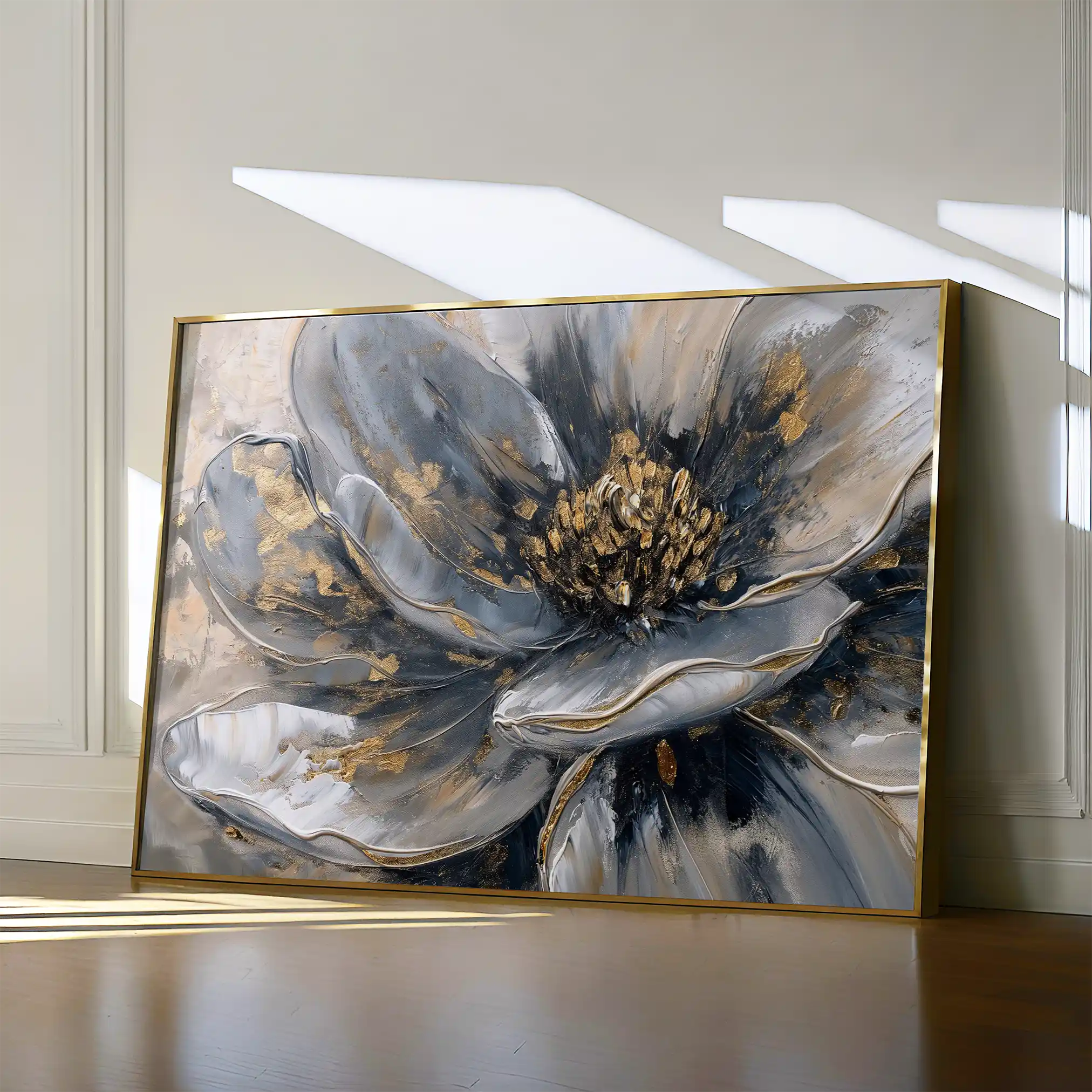Floral Canvas Wall Art WAD132-F 90 x 60 cm / Stretched on hidden frame