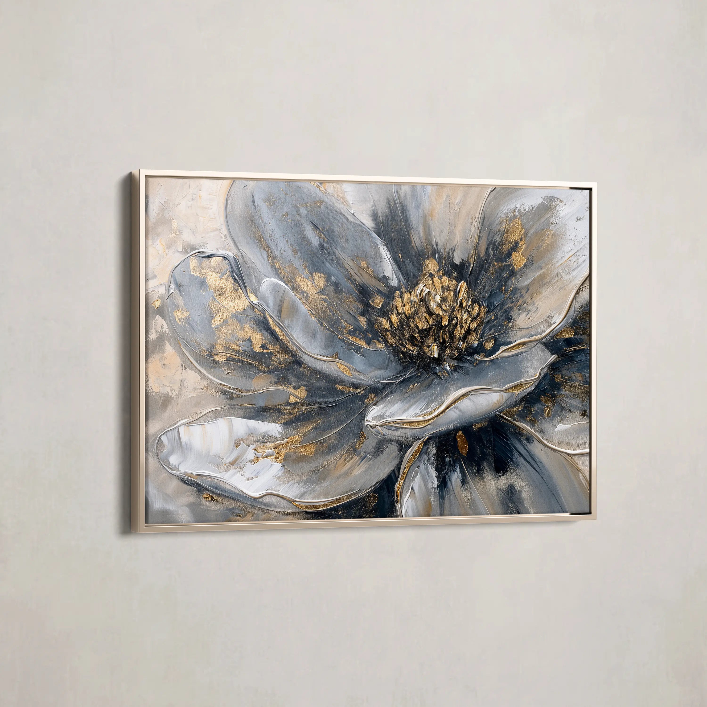 Floral Canvas Wall Art WAD132-F 90 x 60 cm / Stretched on hidden frame