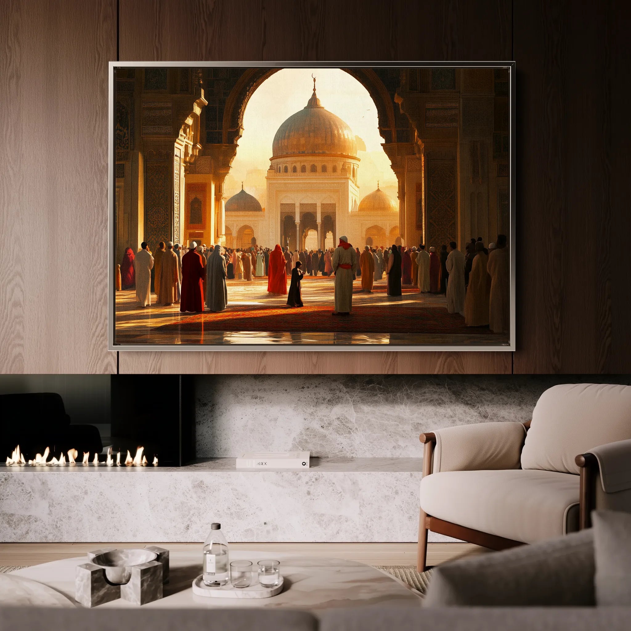 Orientalist Canvas Wall Art WAD132-OR 90 x 60 cm / Stretched on hidden frame