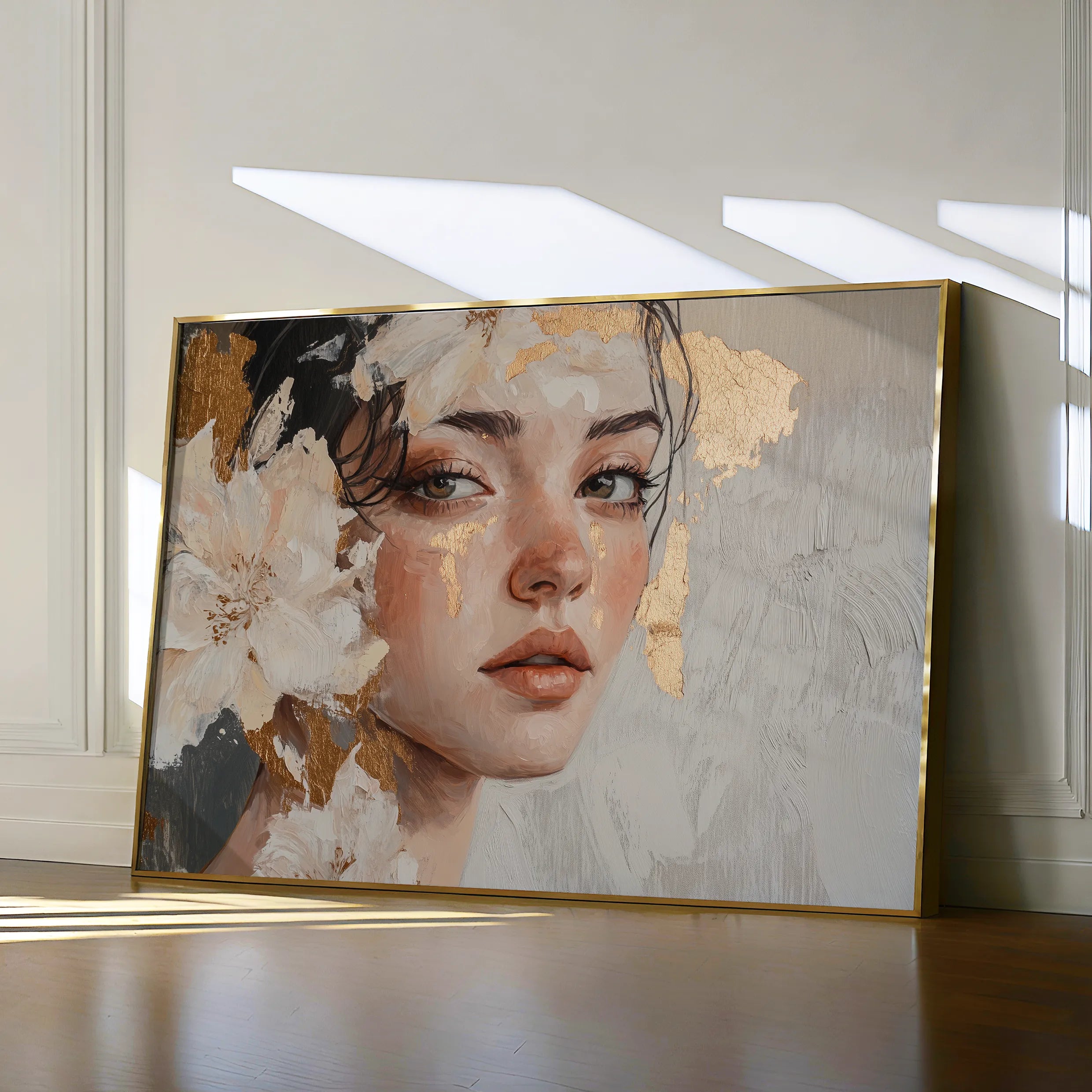 Portrait Canvas Wall Art WAD132-P 90 x 60 cm / Stretched on hidden frame