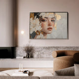 Portrait 132 Canvas Art 90 x 60 cm / Stretched on hidden frame