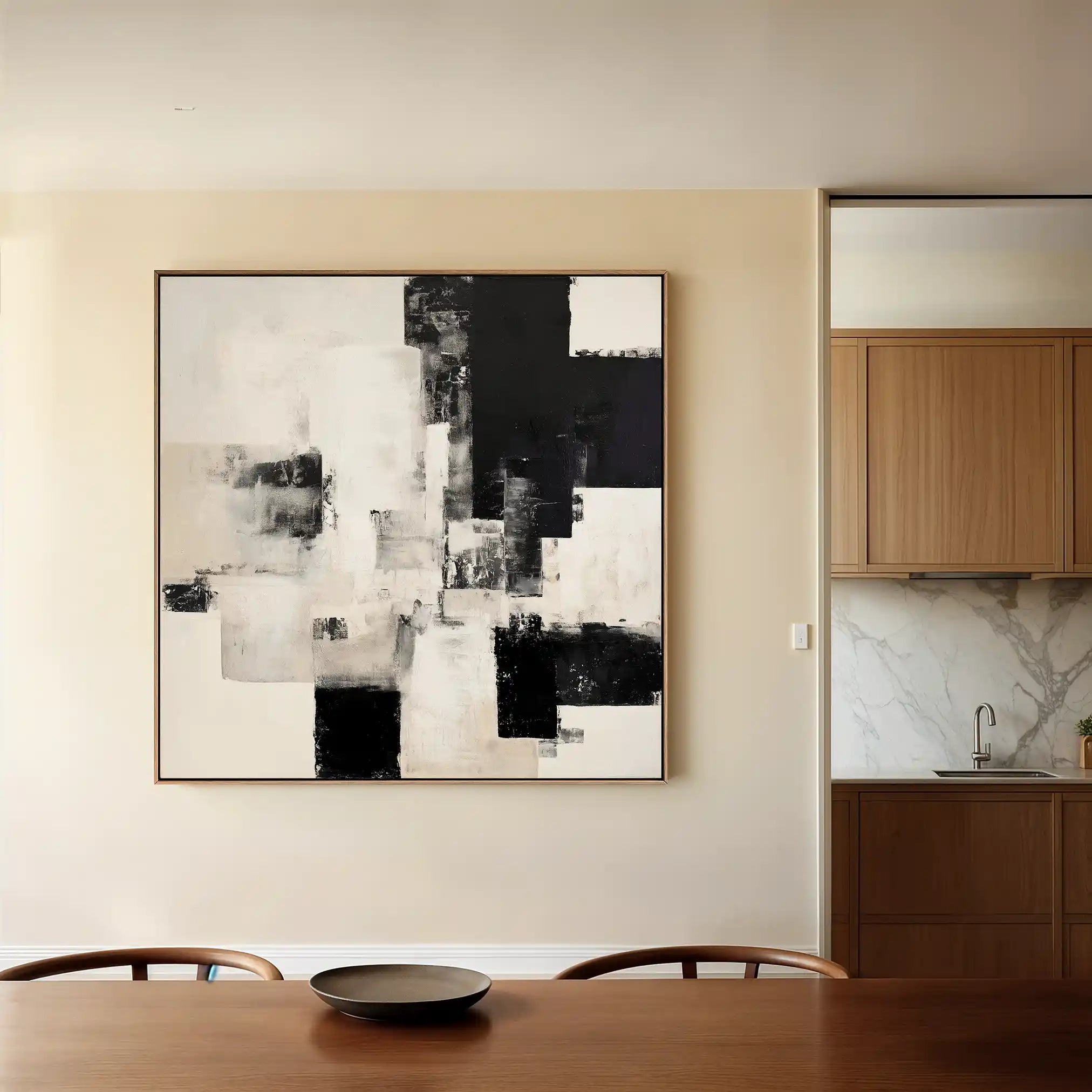 Abstract 1326 Canvas Art 60 x 60 cm / Stretched on hidden frame