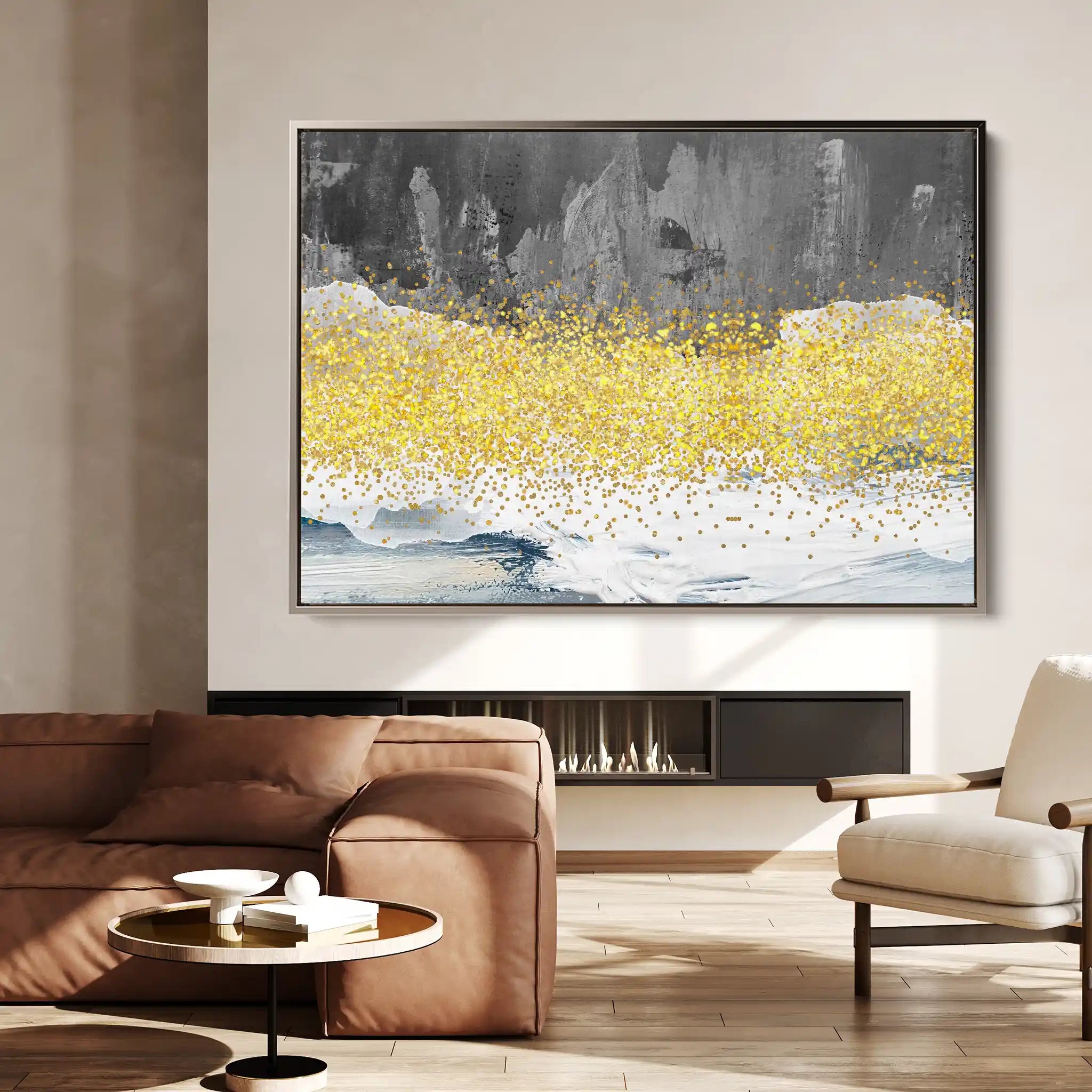 Abstract 133 Canvas Art 60 x 40 cm / Stretched on hidden frame
