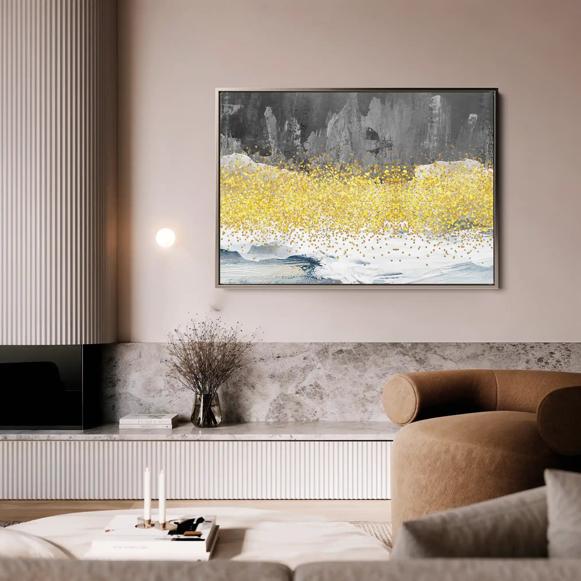 Abstract 133 Canvas Art 60 x 40 cm / Stretched on hidden frame