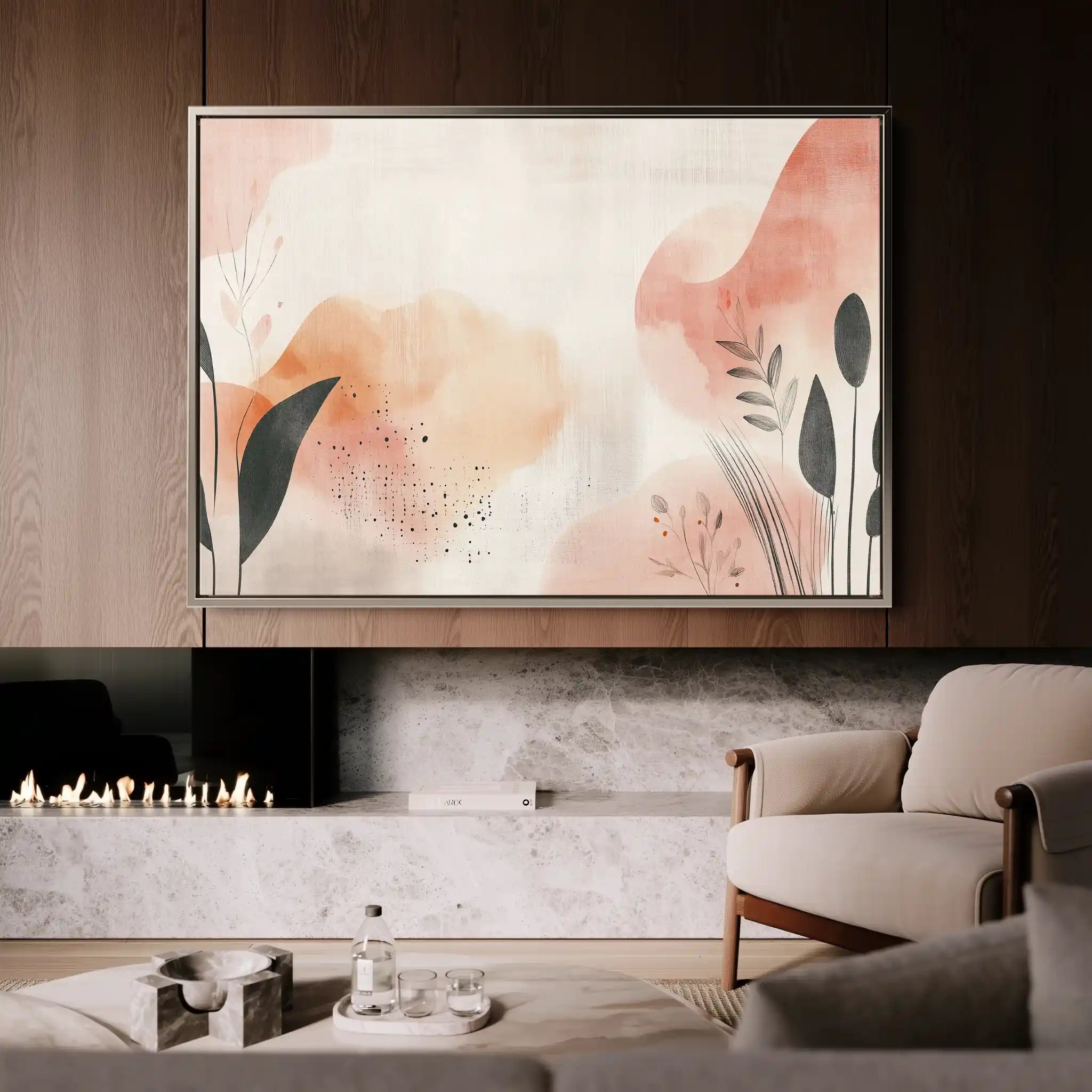 Boho 133 Canvas Art 90 x 60 cm / Stretched on hidden frame