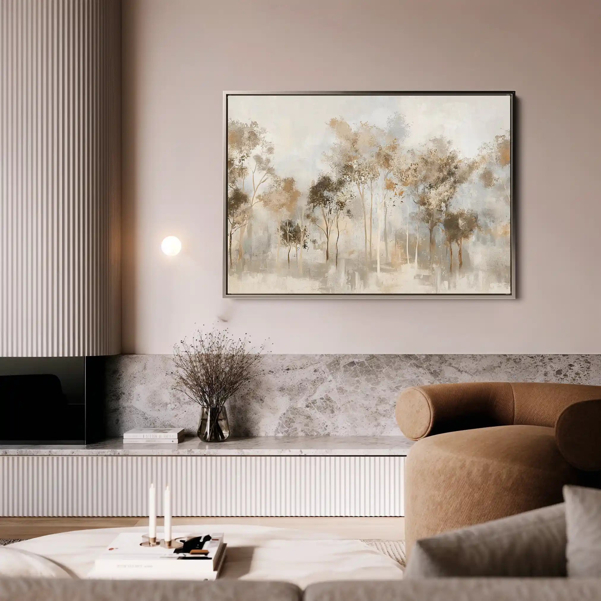 Floral Canvas Wall Art WAD133-F 90 x 60 cm / Stretched on hidden frame