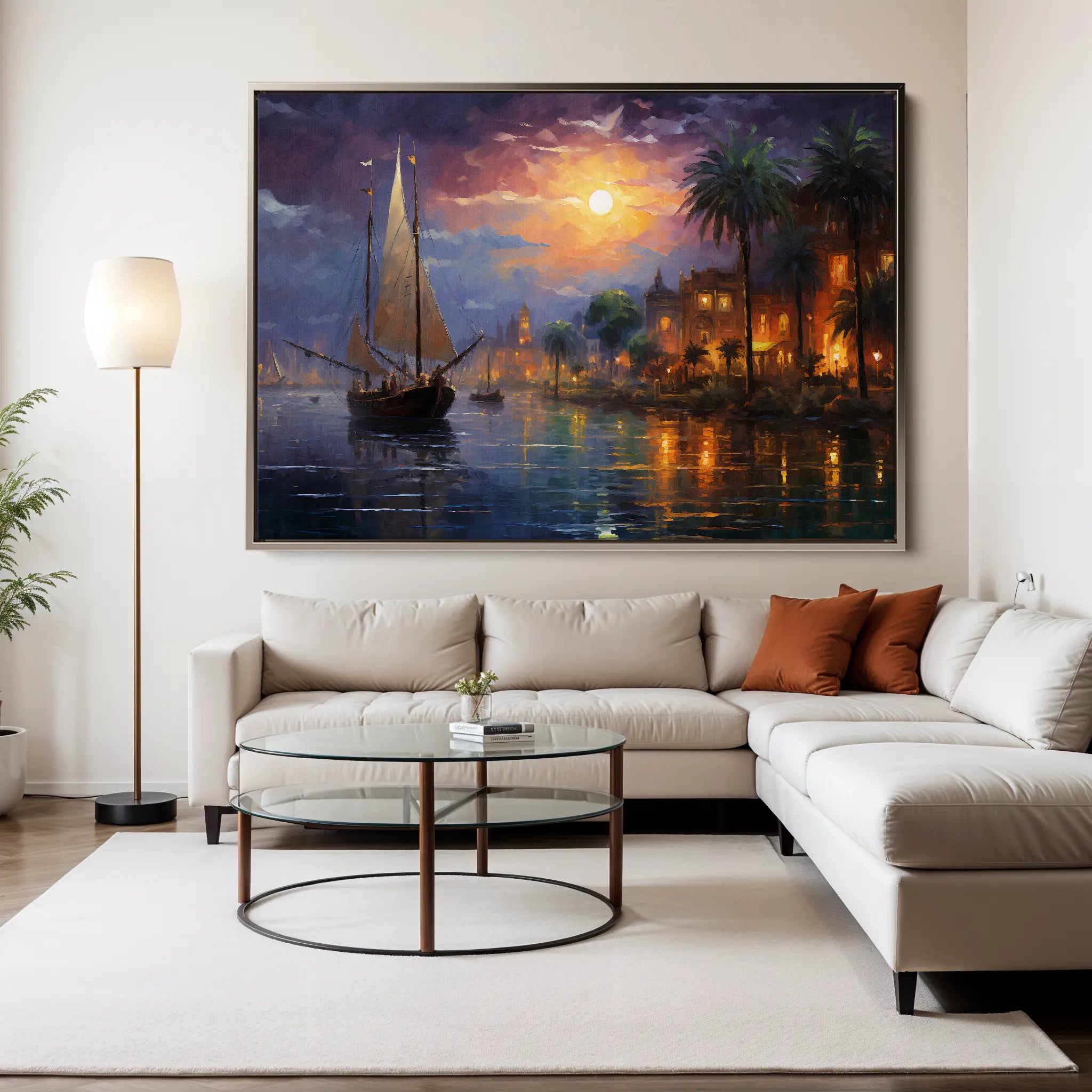 Landscape Canvas Wall Art WAD133-L 90 x 60 cm / Stretched on hidden frame