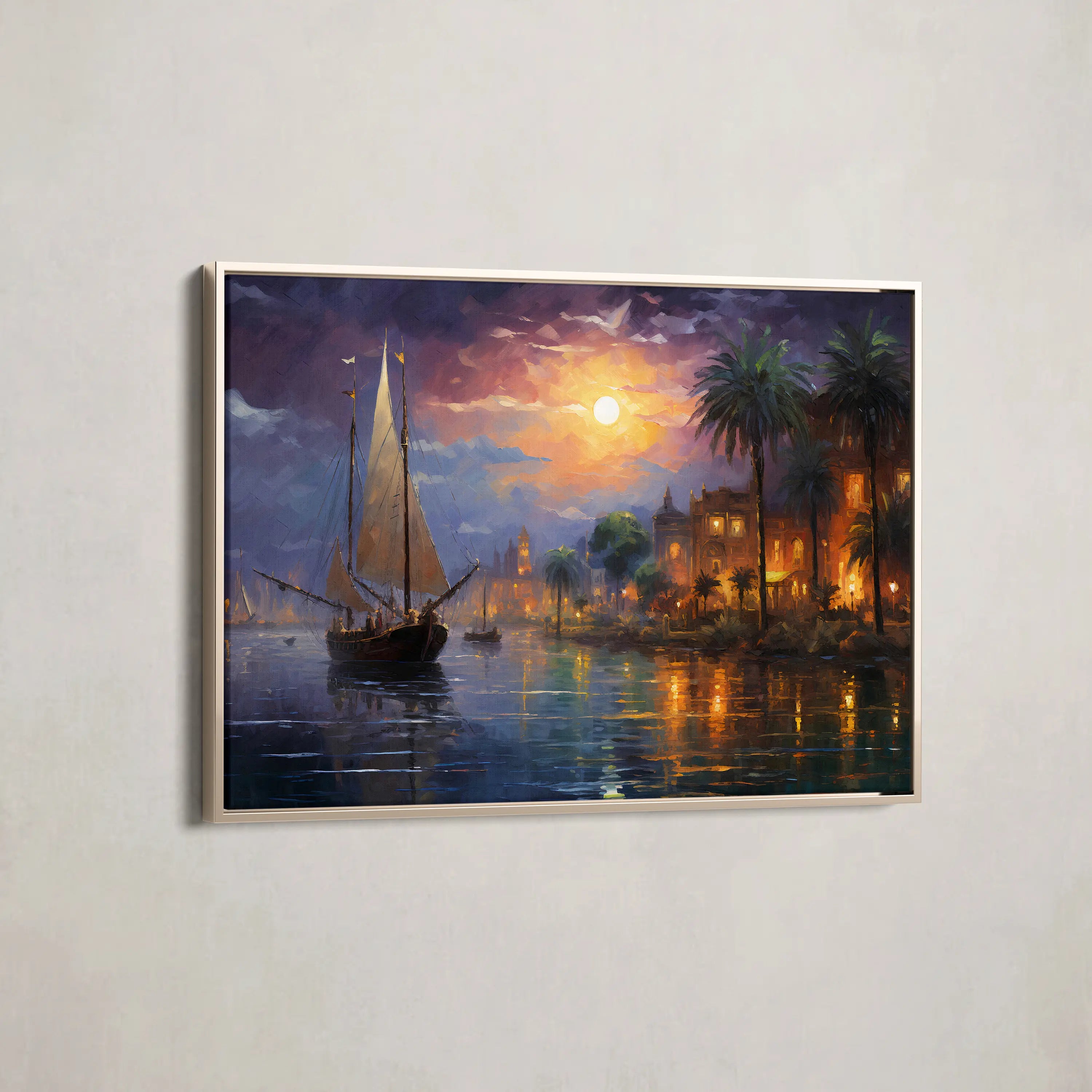 Landscape Canvas Wall Art WAD133-L 90 x 60 cm / Stretched on hidden frame