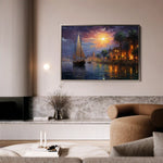 Landscape 133 Canvas Art 90 x 60 cm / Stretched on hidden frame