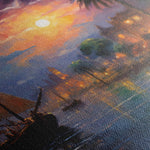 Landscape 133 Canvas Art 90 x 60 cm / Stretched on hidden frame