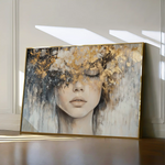 Portrait 133 Canvas Art 90 x 60 cm / Stretched on hidden frame