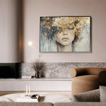 Portrait 133 Canvas Art 90 x 60 cm / Stretched on hidden frame