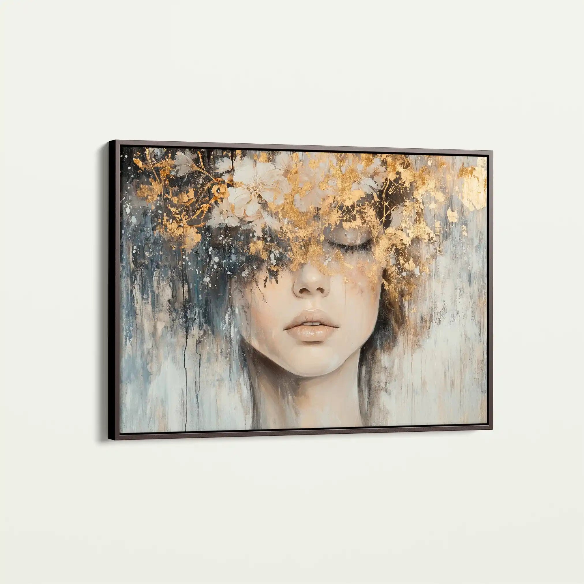 Portrait 133 Canvas Art 90 x 60 cm / Stretched on hidden frame