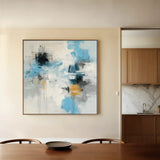 Abstract 1330 Canvas Art 60 x 60 cm / Stretched on hidden frame