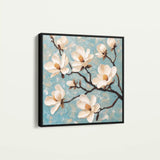 Floral Canvas Wall Art WAD1331-F 80 x 80 cm / Stretched on hidden frame