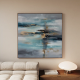 Abstract 1332 Canvas Art 60 x 60 cm / Stretched on hidden frame