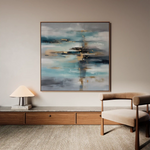 Abstract 1332 Canvas Art 60 x 60 cm / Stretched on hidden frame