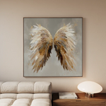Abstract 1334 Canvas Art 60 x 60 cm / Stretched on hidden frame