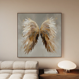 Abstract 1334 Canvas Art 60 x 60 cm / Stretched on hidden frame